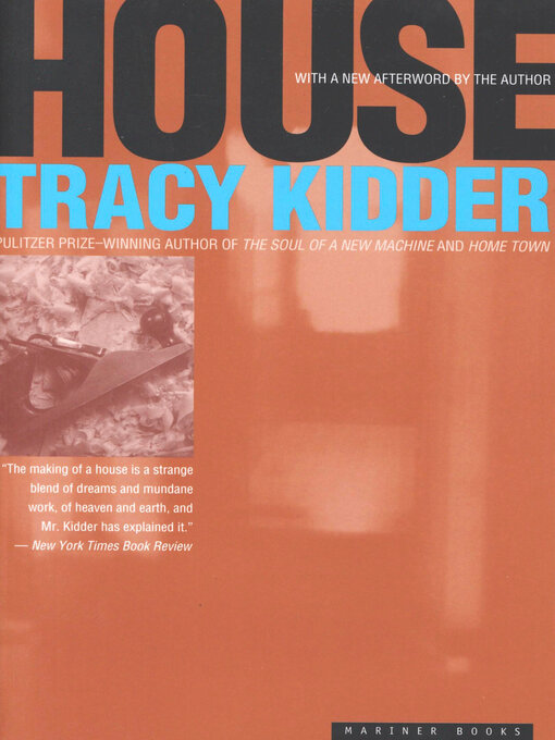 Title details for House by Tracy Kidder - Available